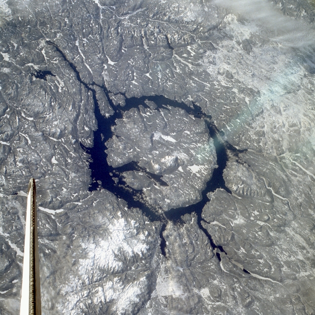 APOD: 2000 December 13 - Manicouagan Impact Crater on Earth