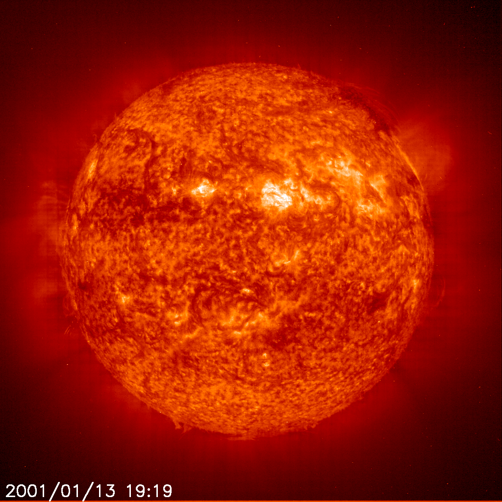 this image of the active sun was made using ultraviolet light emitted 