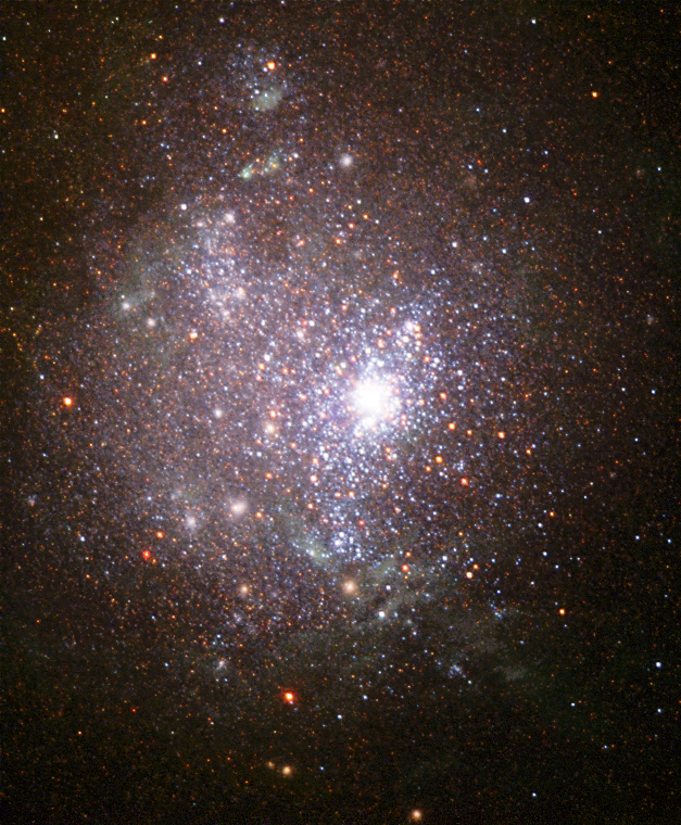 がか座の矮小銀河NGC1705