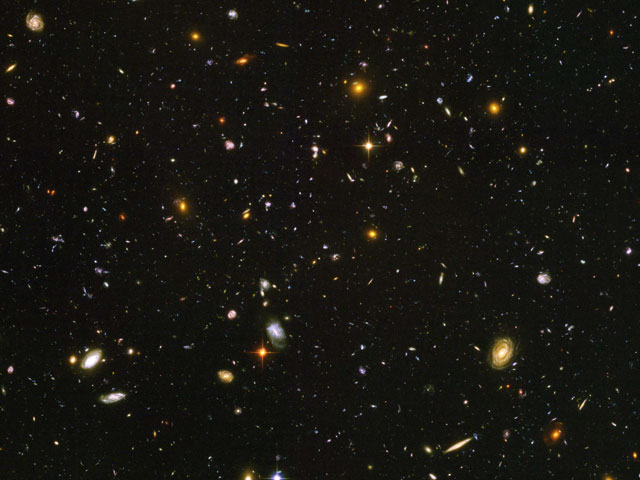 Part of the ultra-deep field