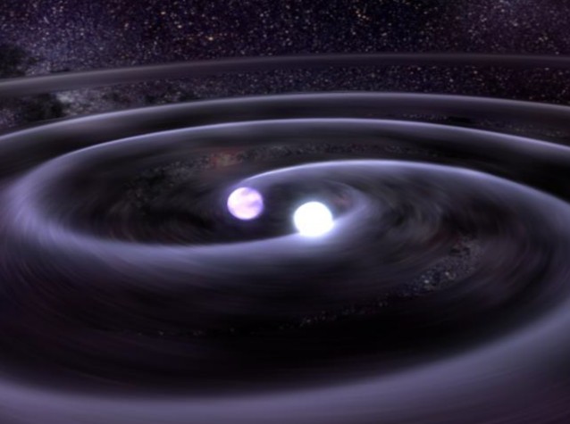 white dwarf spirals(binary twins?)