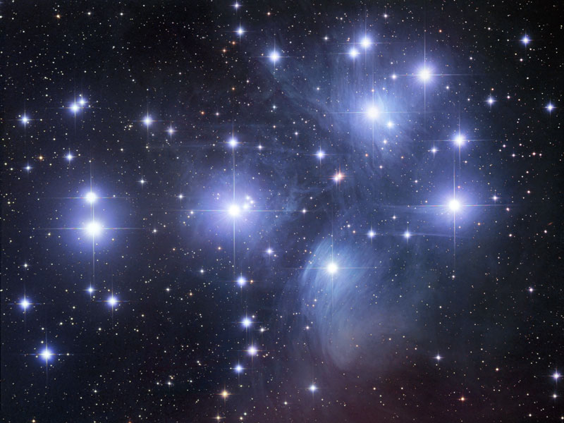 おうし座の散開星団(M45)