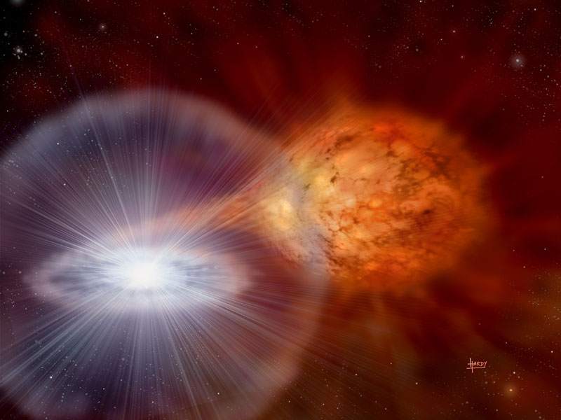 red giant white dwarf