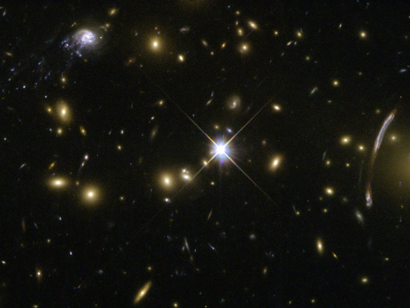  APOD: 2007 March 5 - Illusion and Evolution in Galaxy Cluster Abell 2667