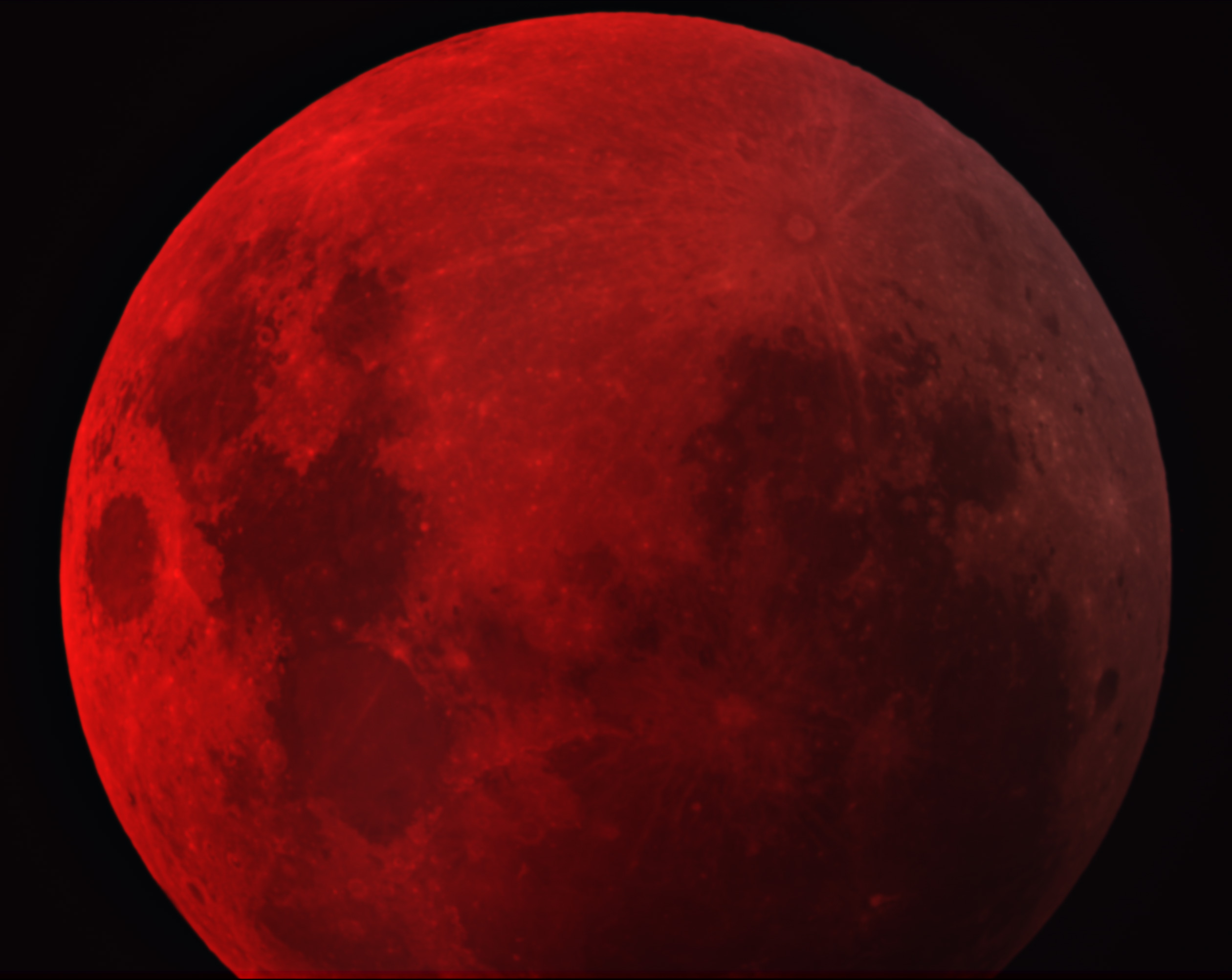 APOD: 2007 August 30 - Dark Lunar Eclipse
