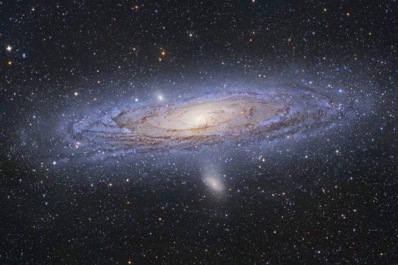 Andromeda Galaxy - Image by Tony Hallas http://astrophoto.com/contact.htm
