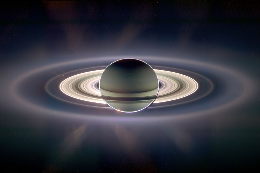 saturn solar eclipse