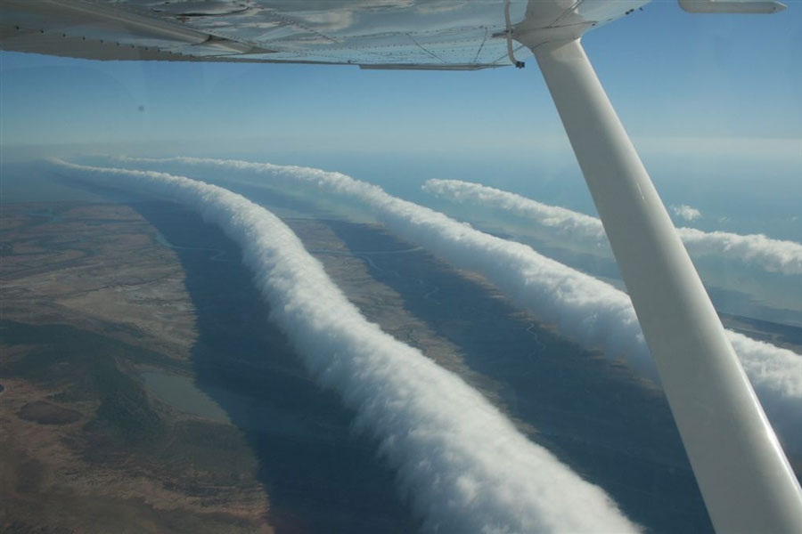 Clouds in the Australian skies