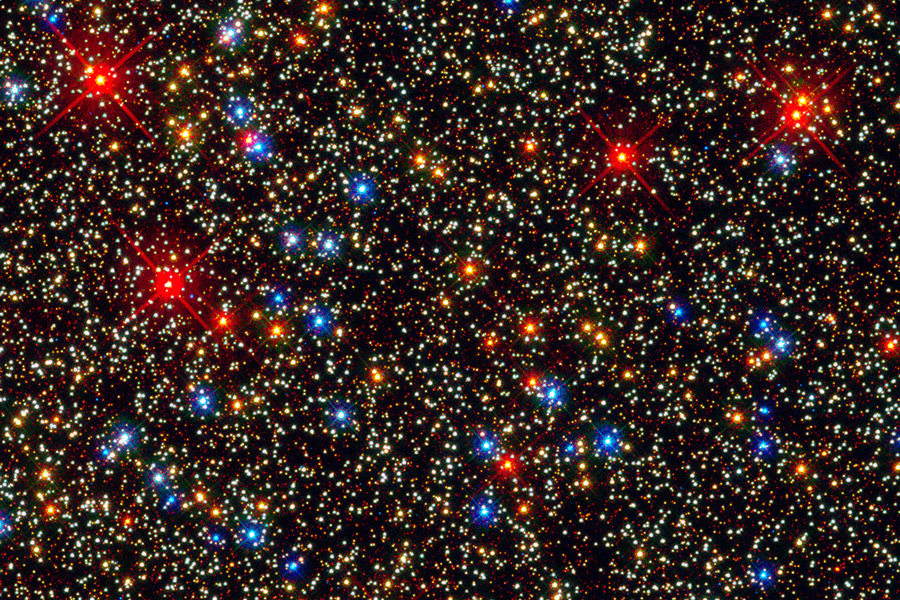 The Center of Globular Cluster Omega Centauri 
