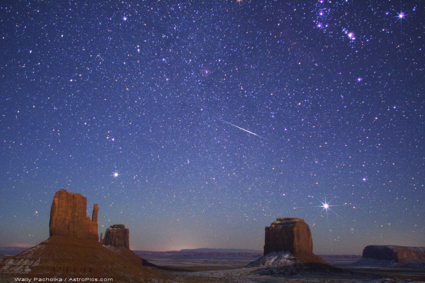 monument valley milky way nasa