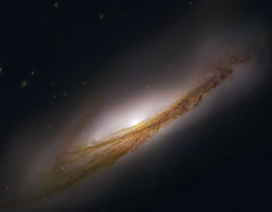 Spiral Galaxy NGC 3190
