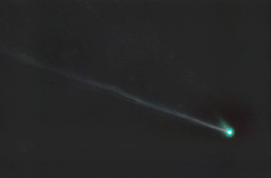 Comet McNaught Passes NGC 1245 