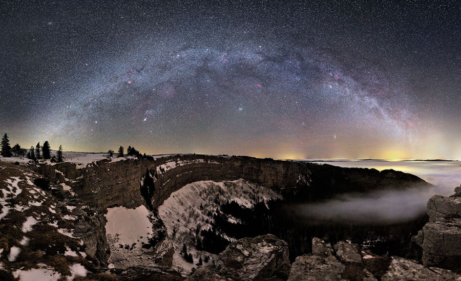 Milky Way Over Switzerland