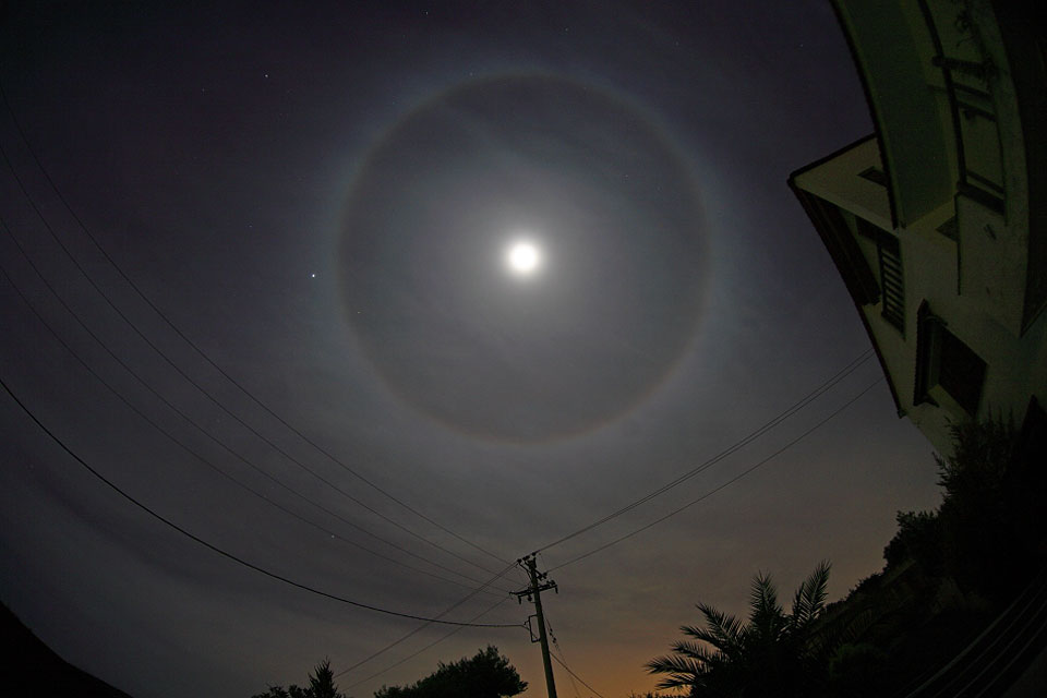 Across The Universe A Halo Around the Moon