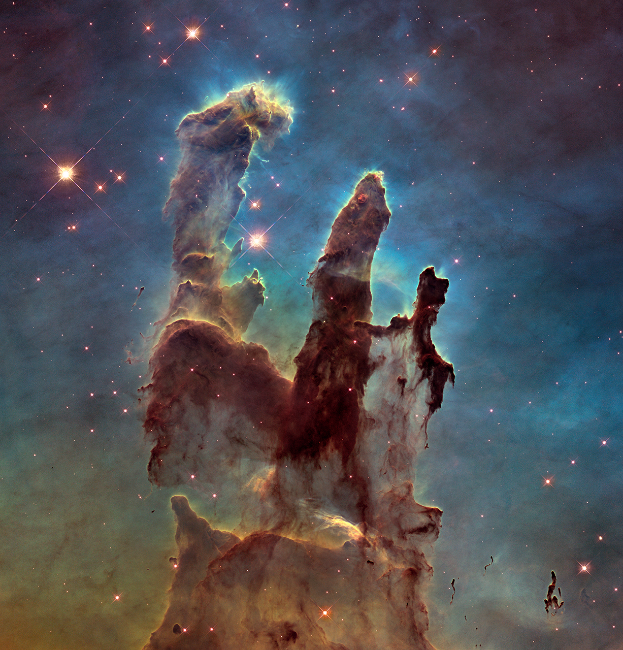 Los Pilares de la Creación, Hubble 2015