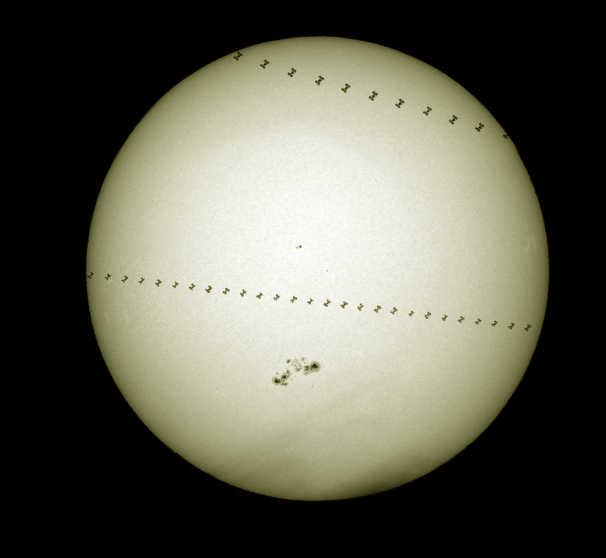 The Daily Double ISS Transits the Sun Twice The Journeying