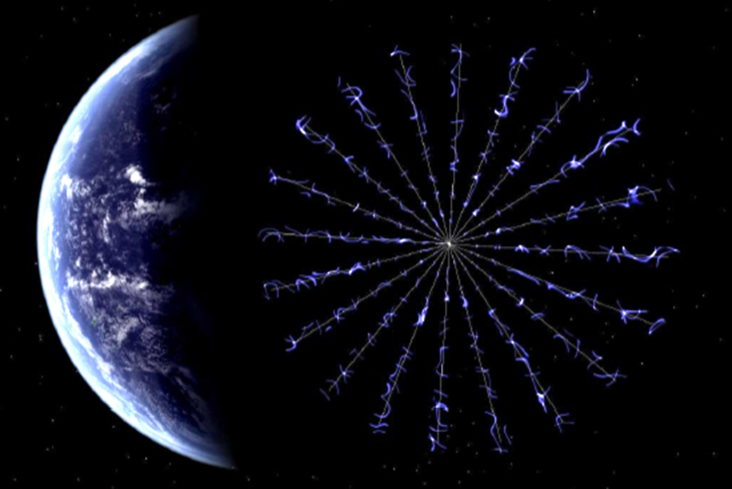 Sistema de transporte rápido electrostático de heliopausa