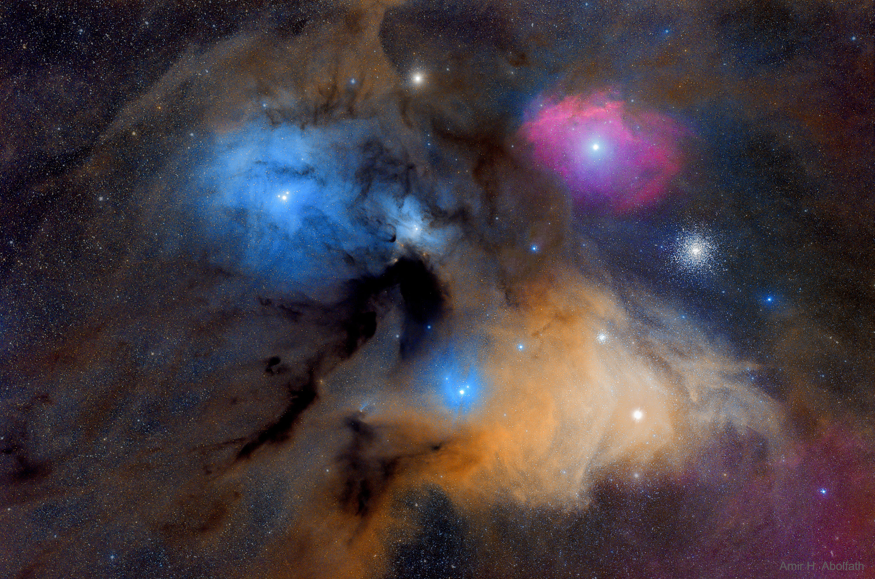 Las coloridas nubes de Rho Ophiuchi | Imagen astronomía diaria - Observatorio