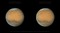 Mars looks sharp in these two rooftop telescope views captured in