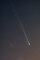 It may look like these comets are racing, but they are not.