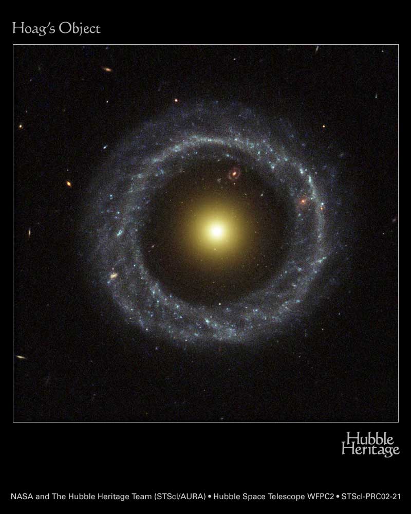 Apod September Hoags Object A Strange Ring Galaxy
