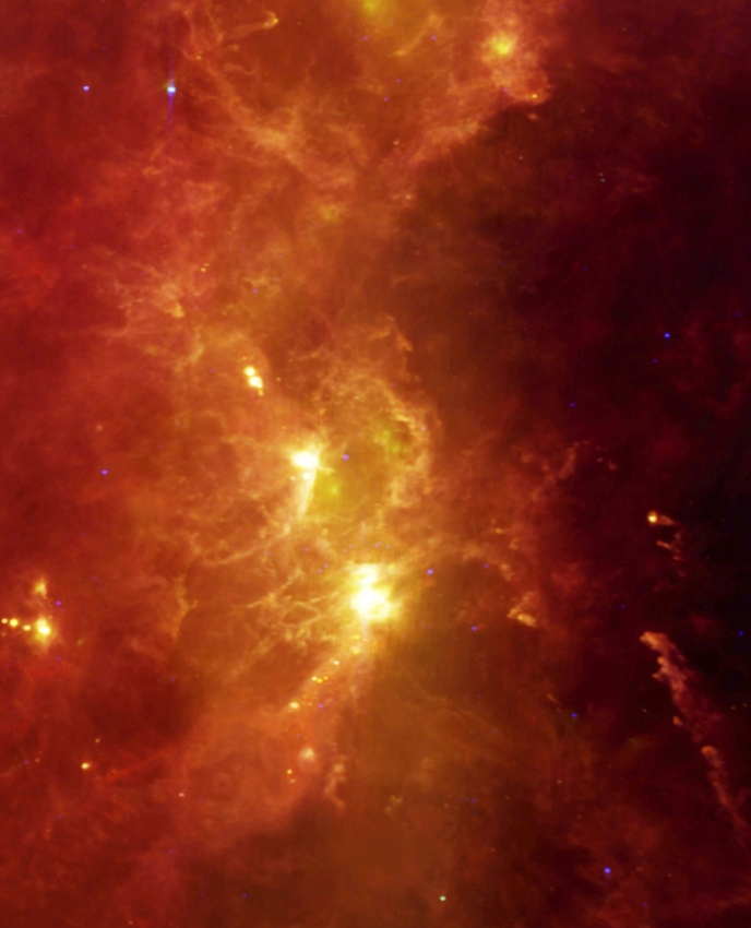 Risultati immagini per orion constellation infrared