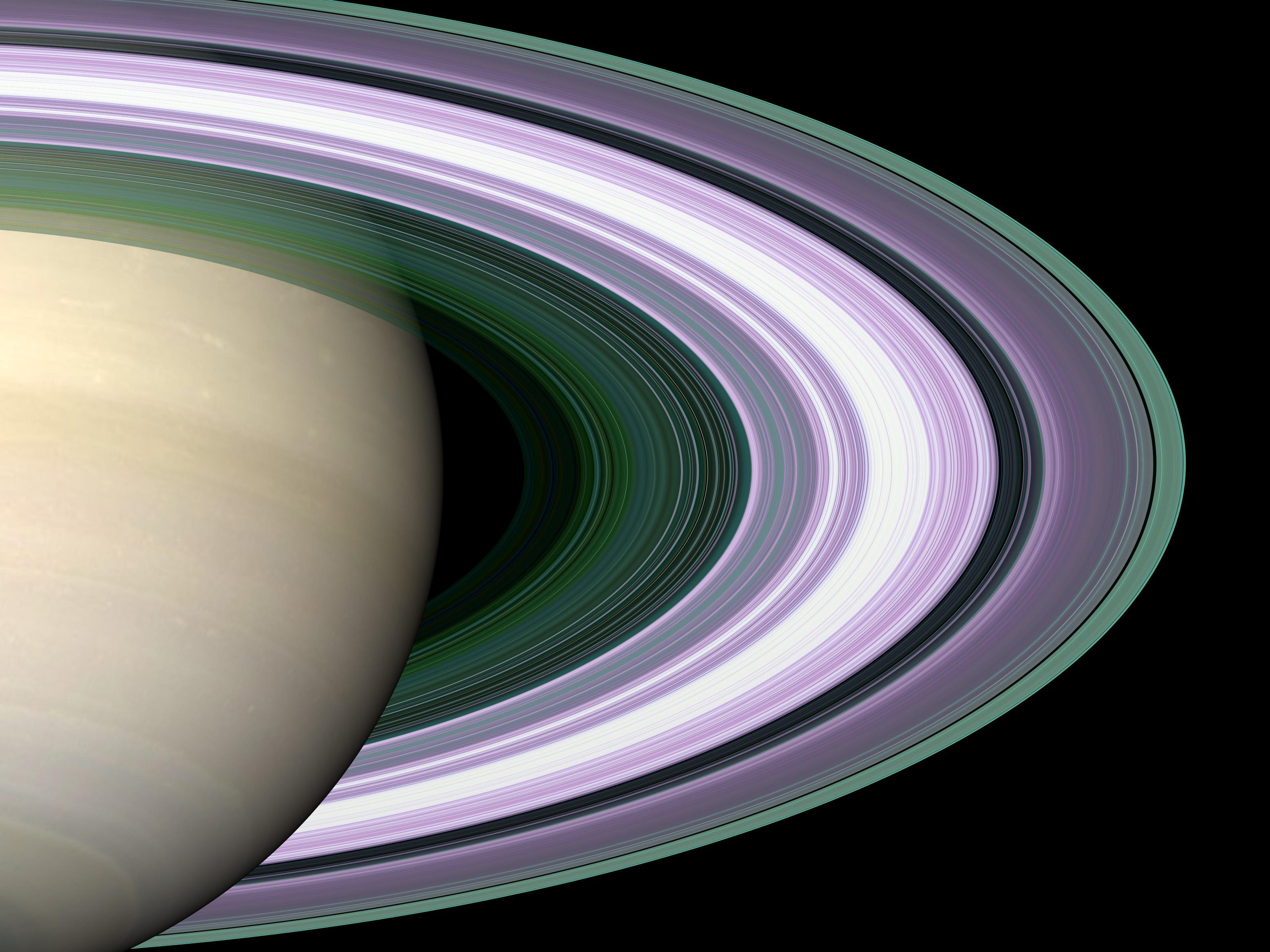 Apod 2005 May 25 Particle Sizes In Saturns Rings 5116