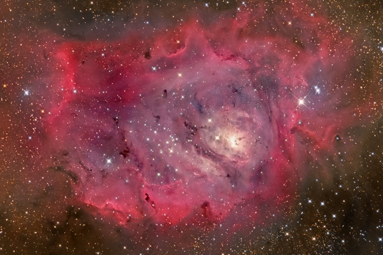 Apod 07 July 16 The Lagoon Nebula In Gas Dust And Stars