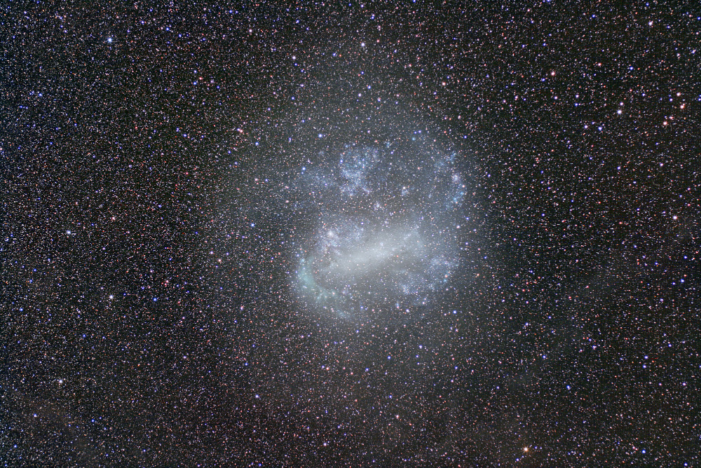 cloud galaxy irregular deep spiral magellanic lmc light nasa together eye