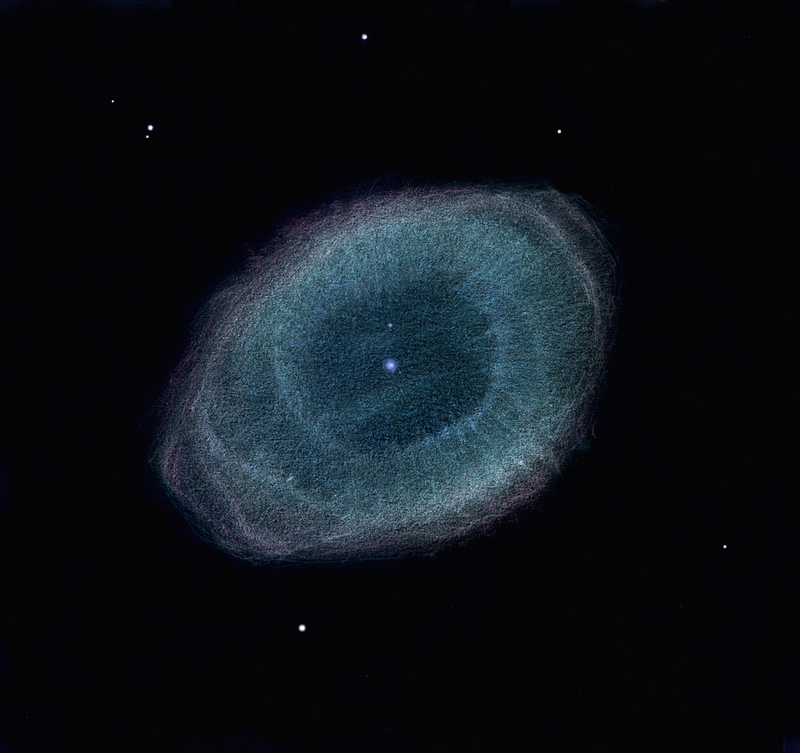 APOD 2012 September 15 Ring Nebula Drawn