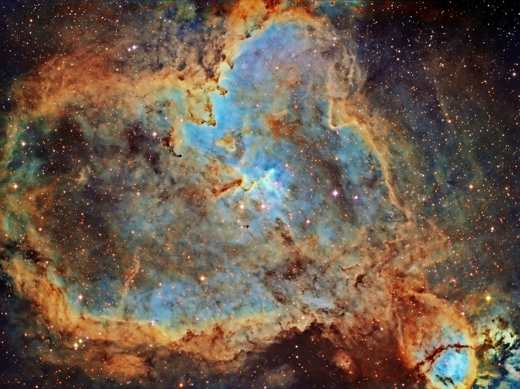 APOD - The Pelican Nebula Imaged On ATEO-1