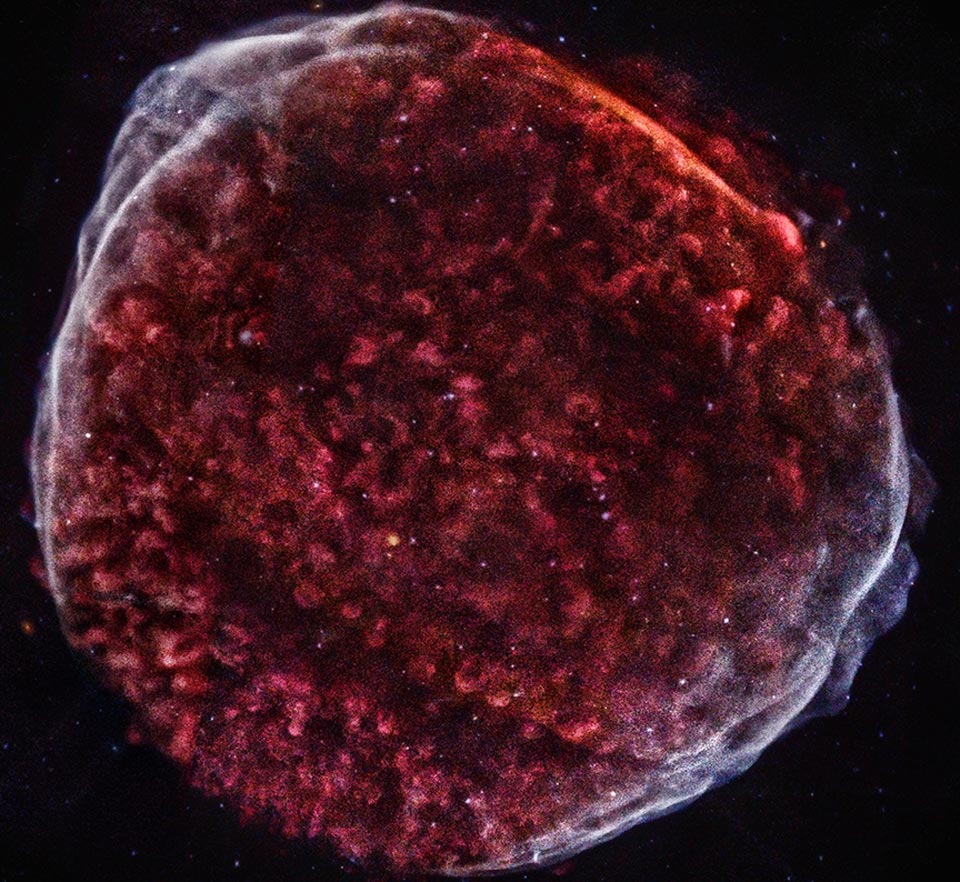 Rayos X del remanente de la supernova SN 1006