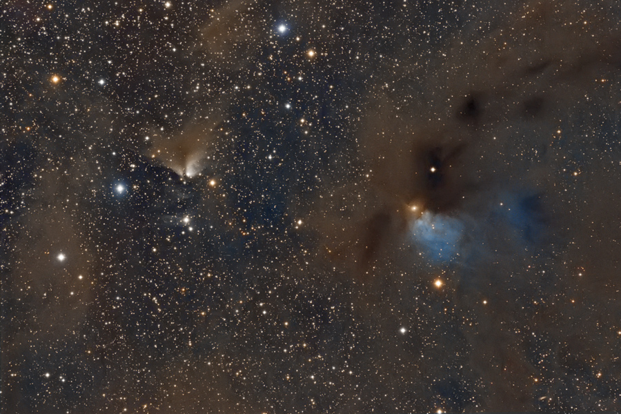 Nebulosas polvorientas en Taurus