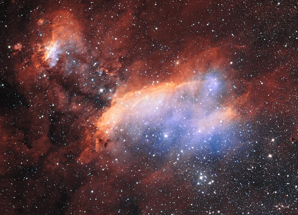 IC 4628: la nebulosa de la Gamba