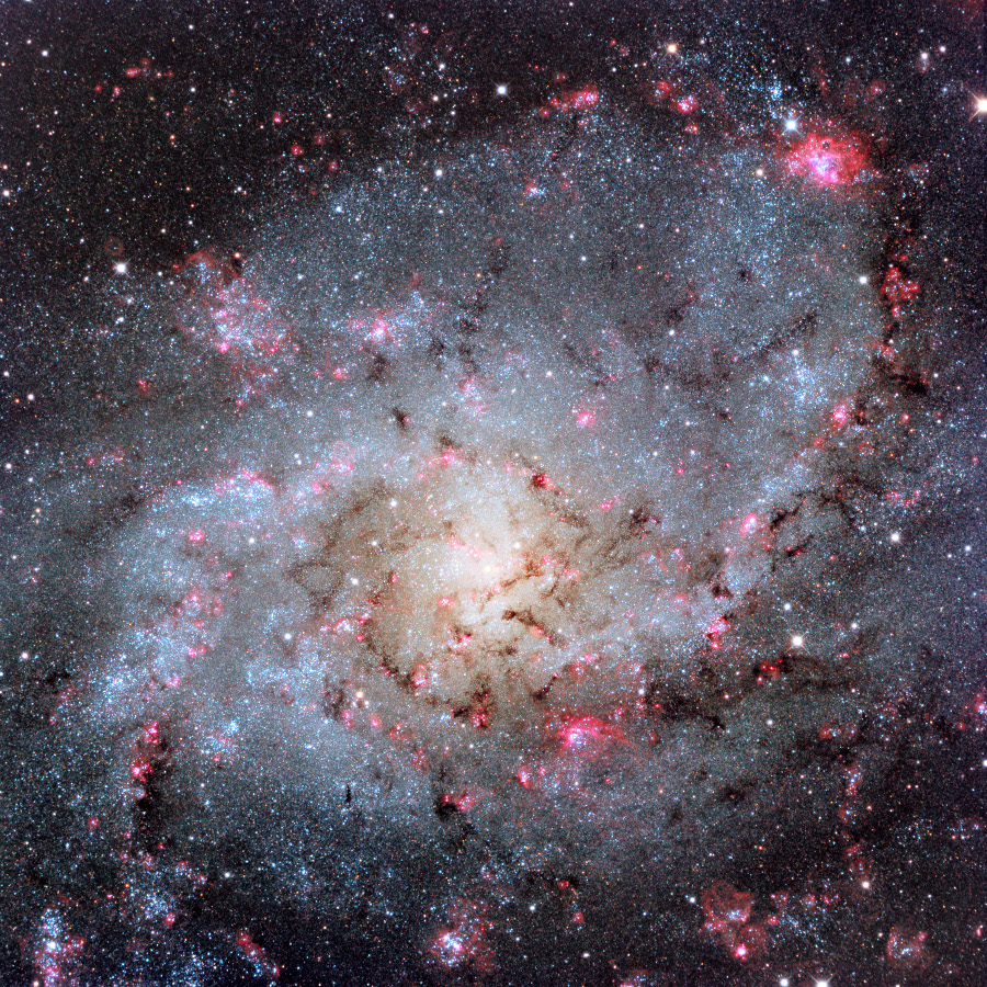 M33的氢云