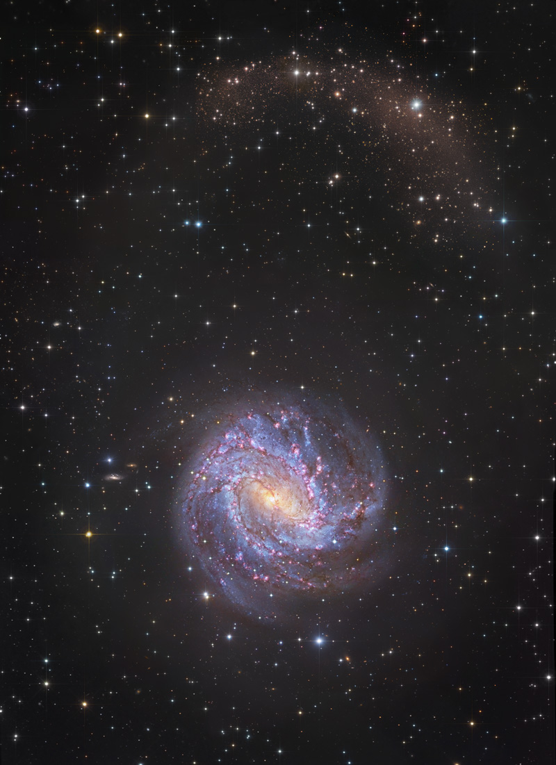 Las corrientes estelares de M 83