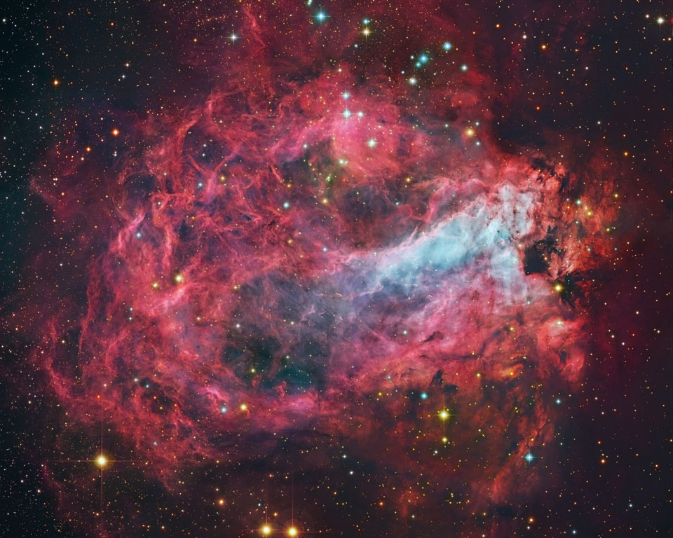 La fábrica de estrellas Messier 17