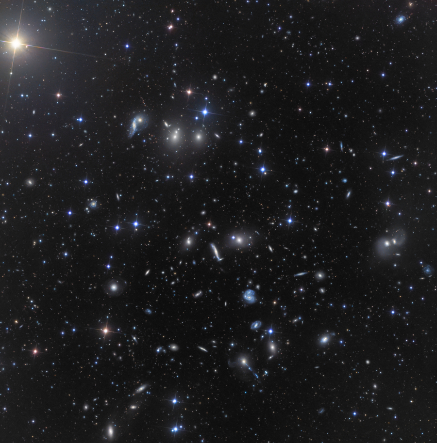 El cúmulo de galaxias de Hércules