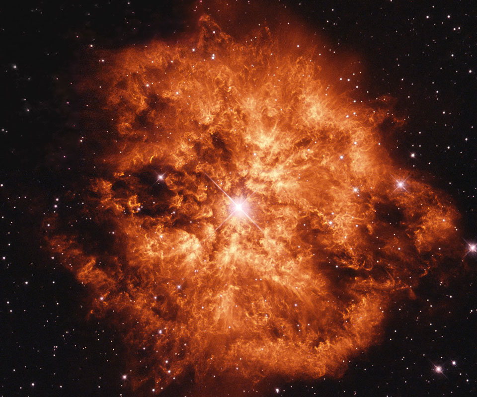沃尔夫-雷耶特之星124:恒星风力机