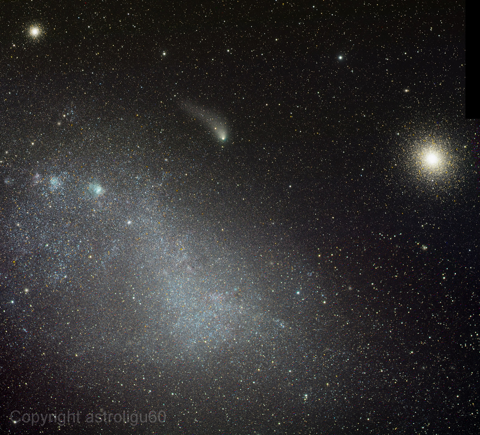云，星系团和彗星侧线弹簧
