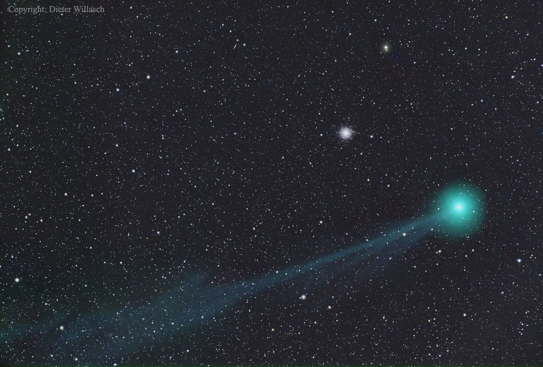 洛夫乔伊彗星在球状星团之前