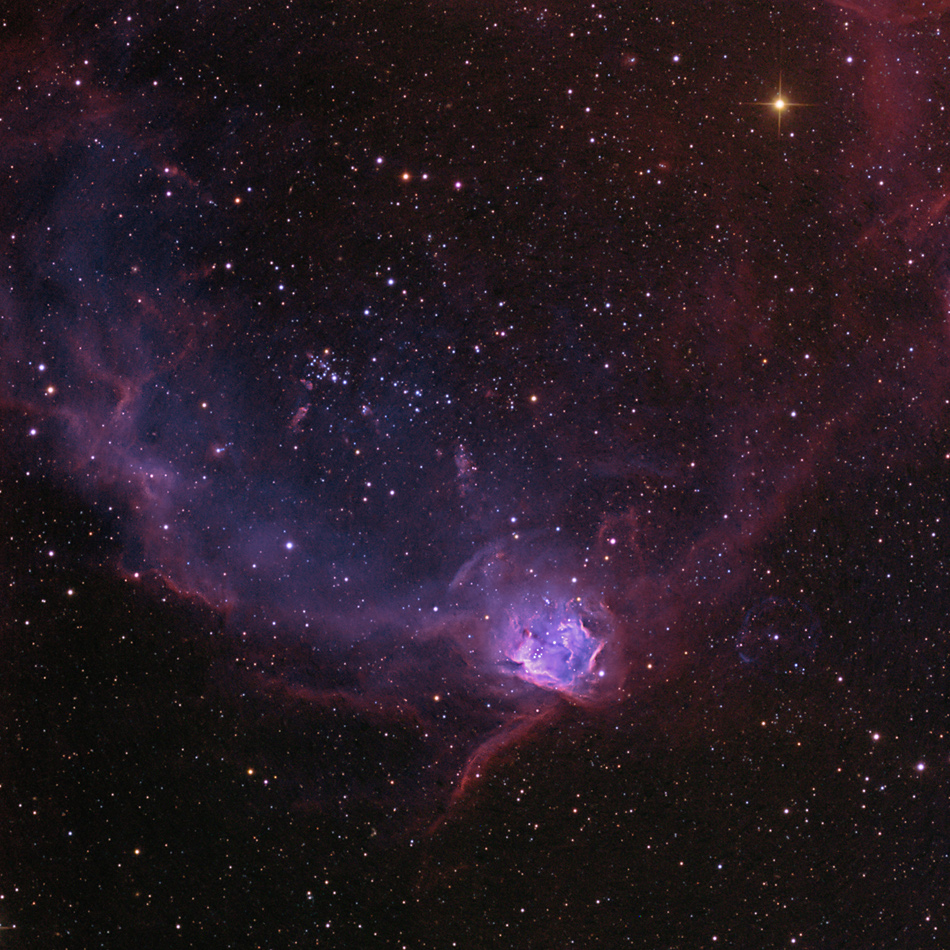 APOD 2015 March 7 NGC 602 In The Flying Lizard Nebula