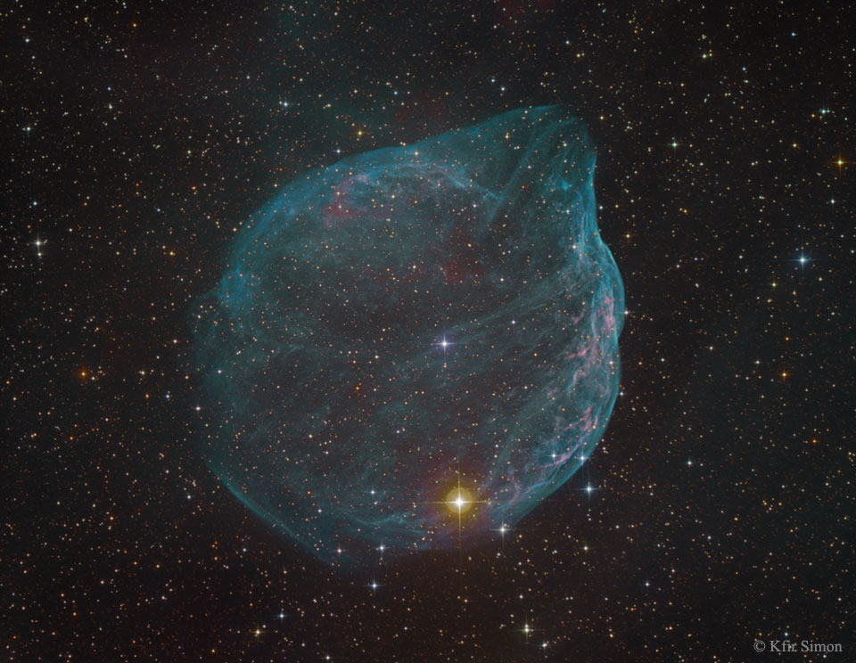 Sharpless 308: la burbuja estelar