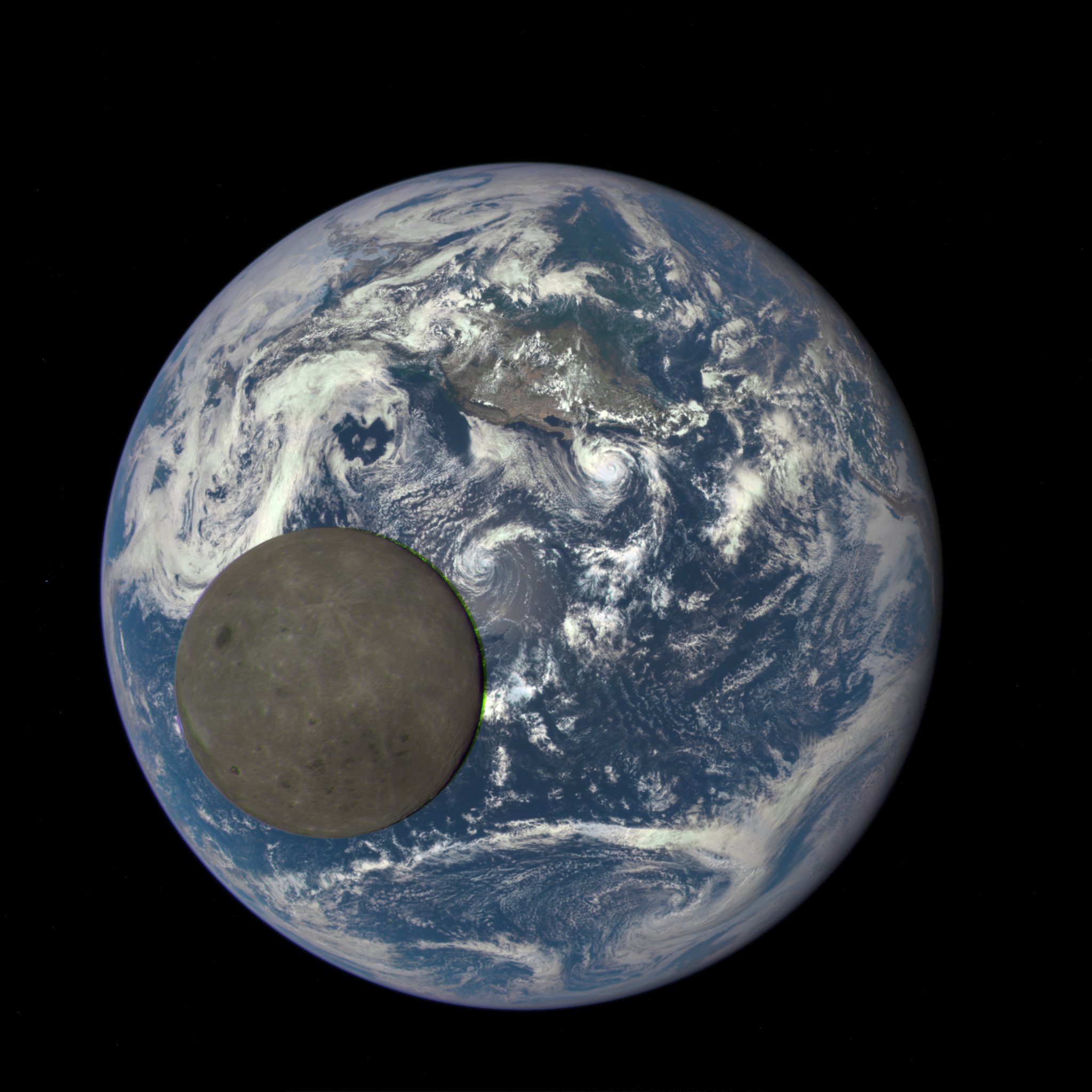 7 Augustus 2015 - Volle Maan, Volle Aarde APOD