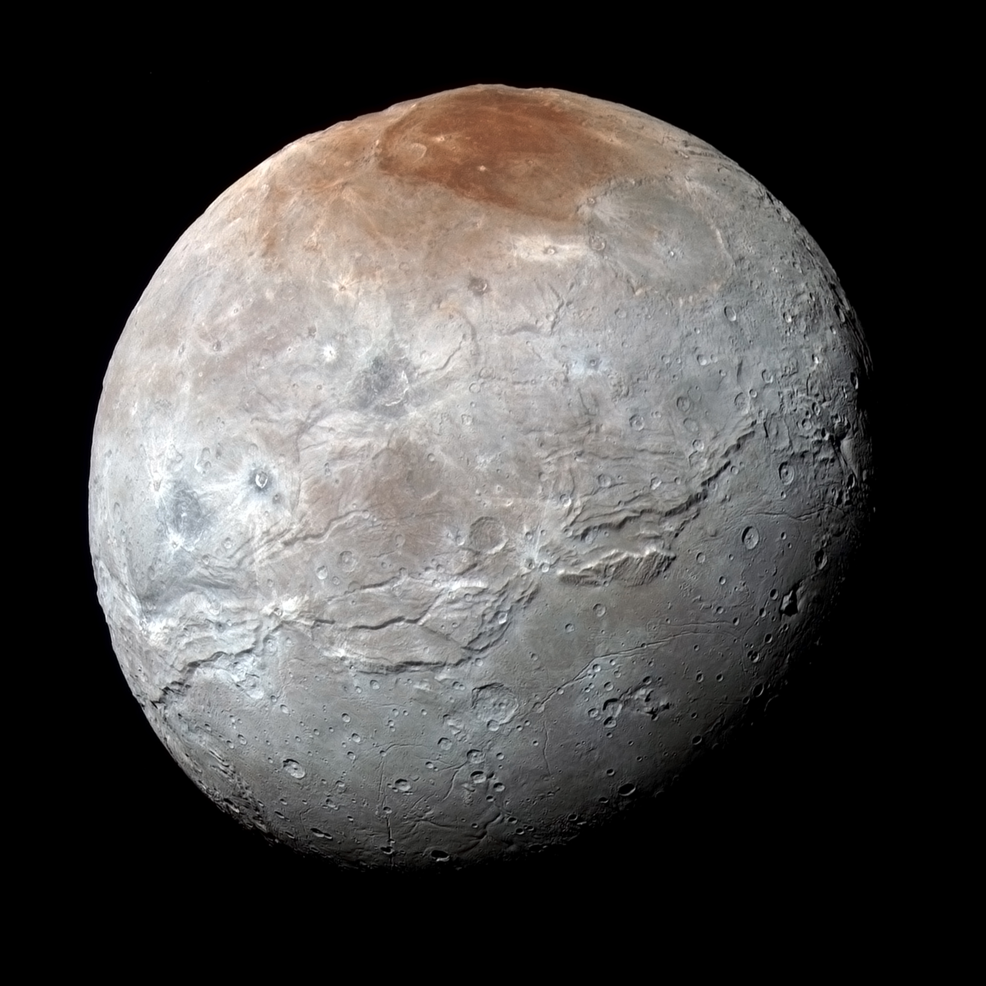 冥王星的北极 (© J Marshall/Alamy)