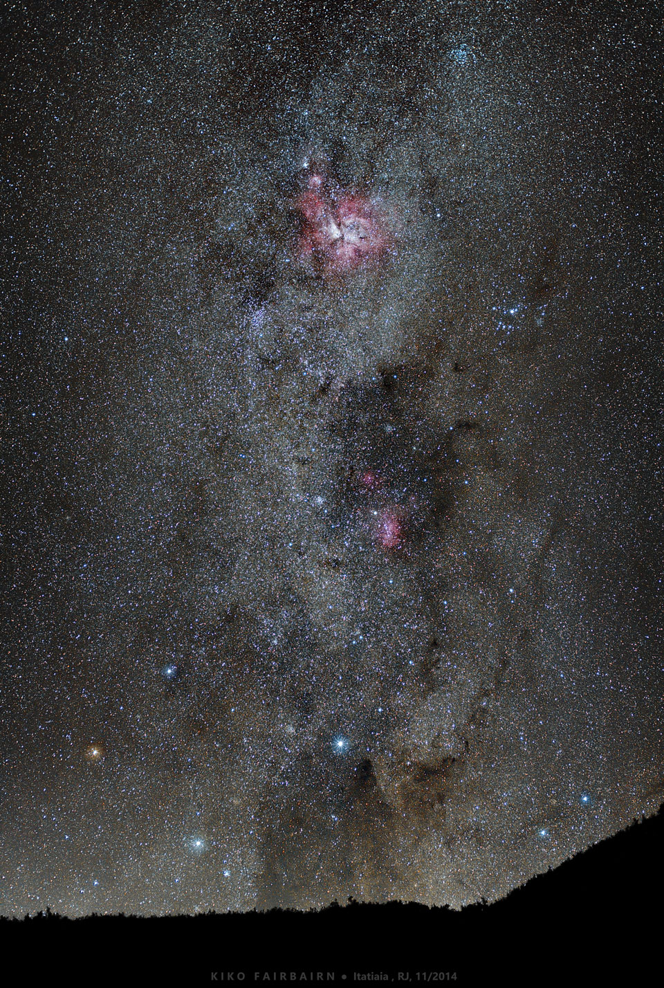 La Cruz del Sur en un cielo del sur