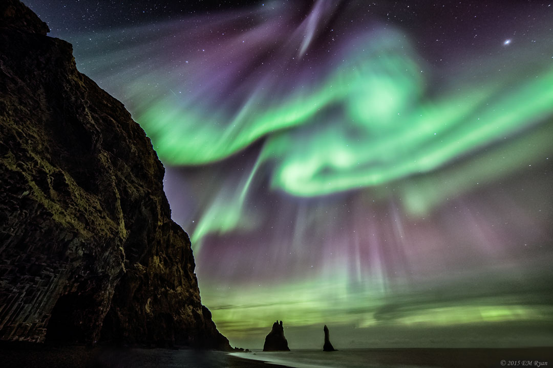 冰岛传说与极光