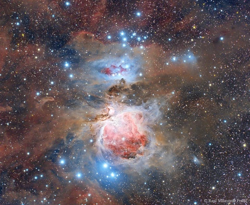 El polvo de la nebulosa de Orion