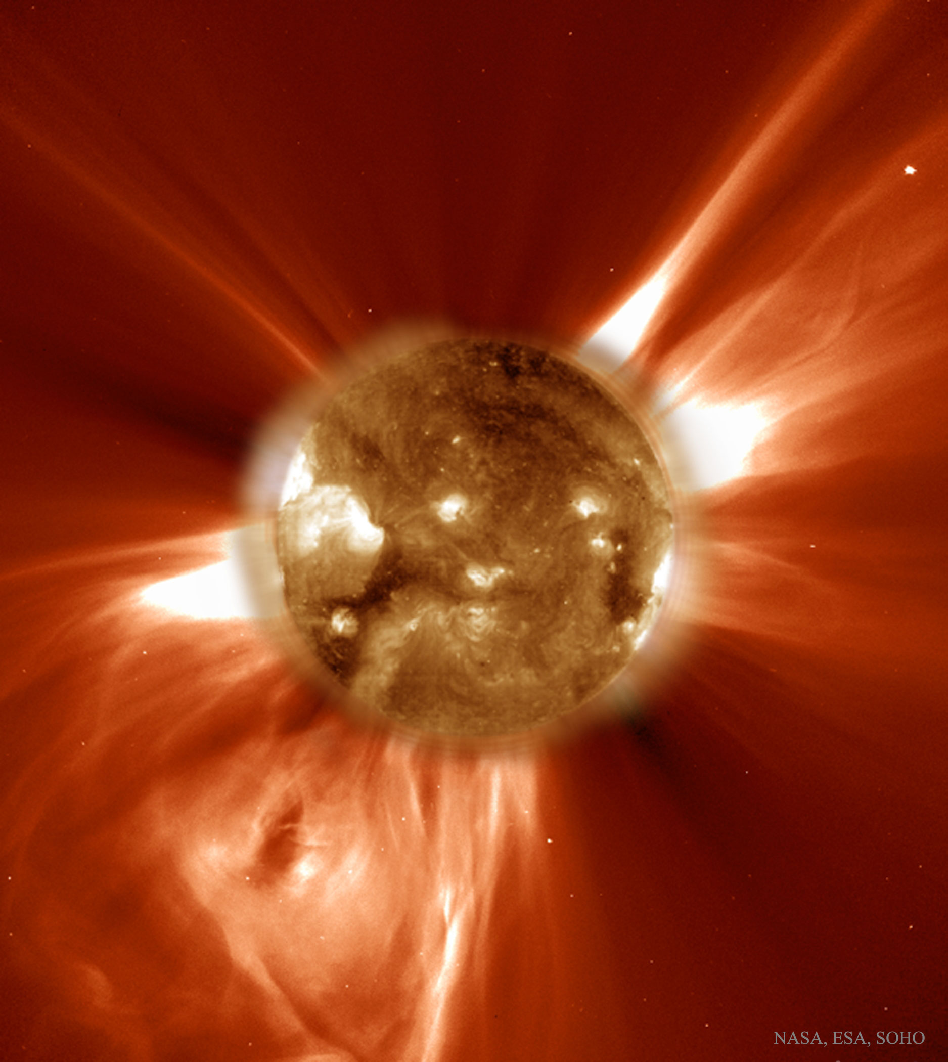 APOD 2016 January 10 Sun Storm A Coronal Mass Ejection