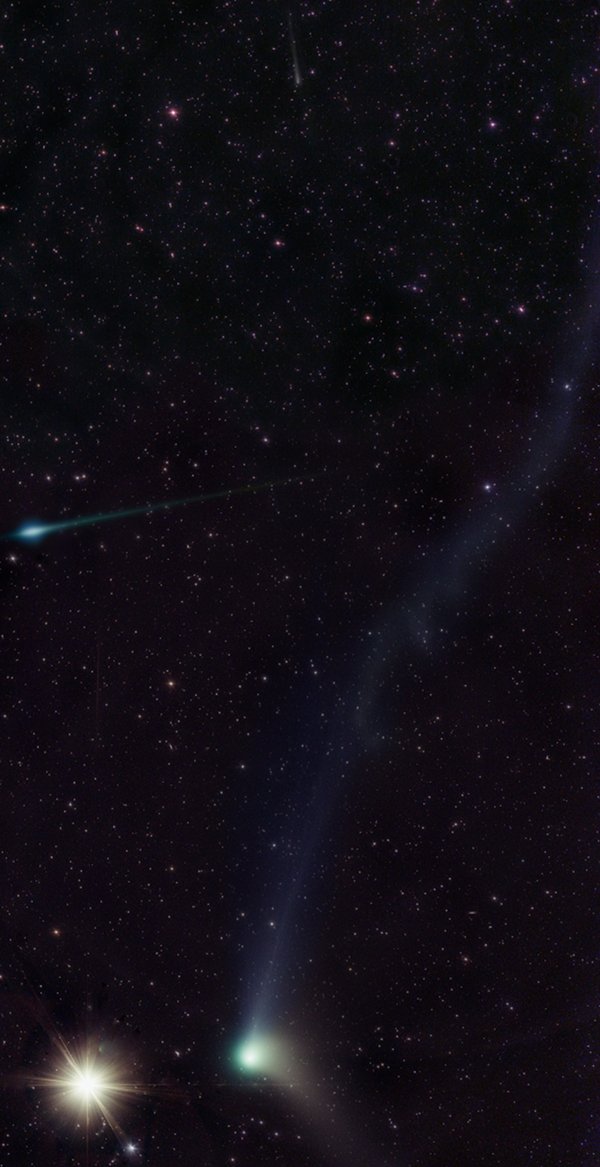 彗星和明亮的恒星